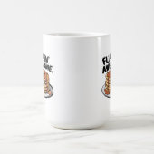 Flippins Phantastisches Pancake Stack Funny Breakf Kaffeetasse (Mittel)