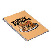 Flippins Phantastisches Pancake Stack Funny Breakf Notizblock (Rechte Seite)