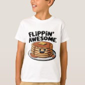 Flippins Phantastisches Pancake Stack Funny Breakf T-Shirt (Vorderseite)