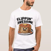 Flippins Phantastisches Pancake Stack Funny Breakf T-Shirt (Vorderseite)
