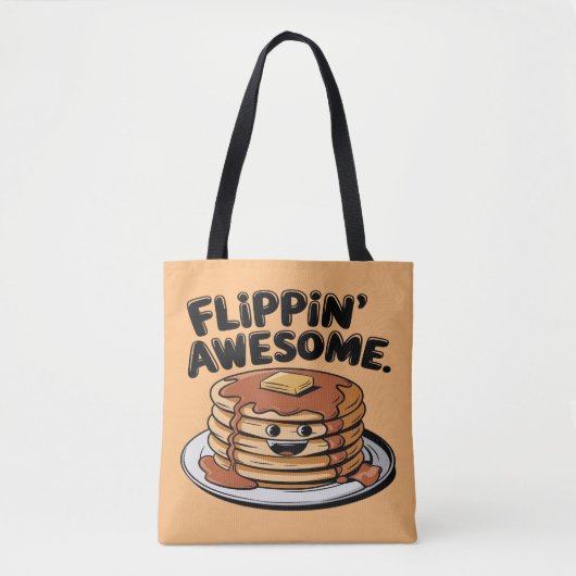 Flippins Phantastisches Pancake Stack Funny Breakf Tasche (Vorderseite)