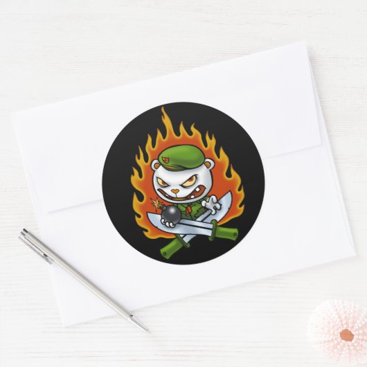 Flippy Flame Tattoo Sticker (Umschlag)