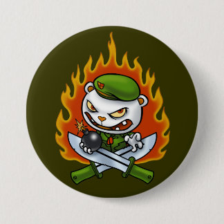 Flippy Flammen-Tätowierungs-Knopf Button