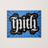 FlipScript Ambigram Jigsaw Puzzle (Horizontal)