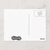 FlipScript-Ambigram-Notecard Postkarte (Rückseite)