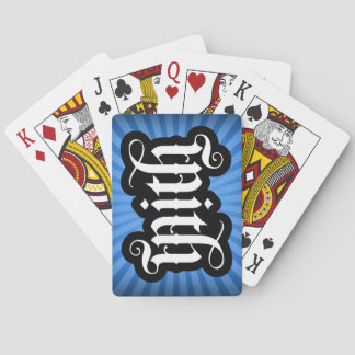 FlipScript Ambigram Playing Cards Spielkarten