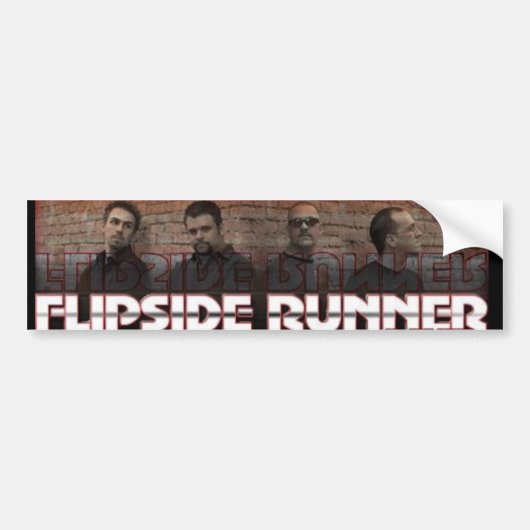 Flipside Läufer-Autoaufkleber Autoaufkleber (Vorne)