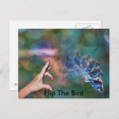 FlipTheBird Postkarte (Vorne/Hinten)