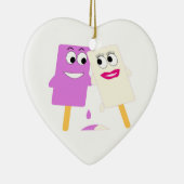 FLIRMIEREN VON EISKREATISCHEN POP KERAMIK ORNAMENT (Rechts)