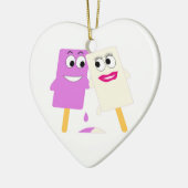 FLIRMIEREN VON EISKREATISCHEN POP KERAMIK ORNAMENT (Links)