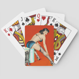 Flirt 1950 Pin Up Spielkarten
