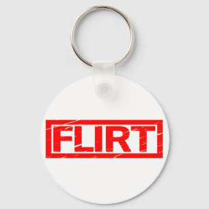 Flirt-Briefmarke Schlüsselanhänger