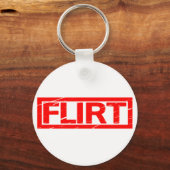 Flirt-Briefmarke Schlüsselanhänger (Rückseite)