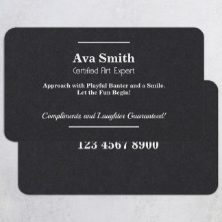 Flirt Charm Visitenkarte