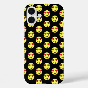Flirt Emoji iPhone 16 Plus Hülle