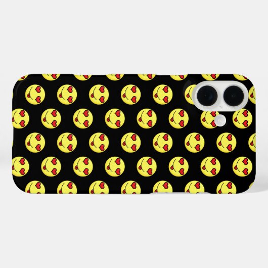 Flirt Emoji Case-Mate iPhone Hülle (Rückseite (Horizontal))