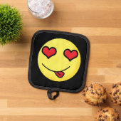 Flirt Emoji Topflappen (Oben Unten)