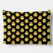 Flirt Emoji Zubehörtasche (Rückseite)