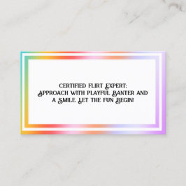 Flirt Hologramm Telefonnummerkarte