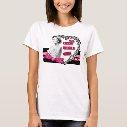 Flirt on T-Shirt (Vorderseite)