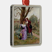 Flirt Ornament Aus Metall (Rechts)