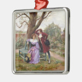 Flirt Ornament Aus Metall (Links)