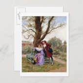 Flirt Postkarte (Vorne/Hinten)