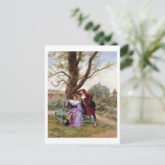 Flirt Postkarte (Stehend Vorderseite)