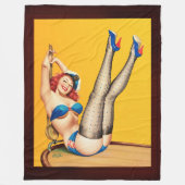 Flirt Pulsabdeckung von Peter Driben Fleecedecke (Vorderseite)