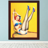 Flirt Pulsabdeckung von Peter Driben Leinwanddruck (Insitu (Holzboden))