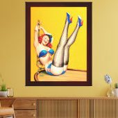 Flirt Pulsabdeckung von Peter Driben Leinwanddruck (Insitu (Wohnzimmer))