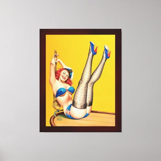 Flirt Pulsabdeckung von Peter Driben Leinwanddruck (Vorderseite)