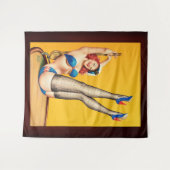 Flirt Pulsabdeckung von Peter Driben Wandteppich (Vorderseite (Horizontal))