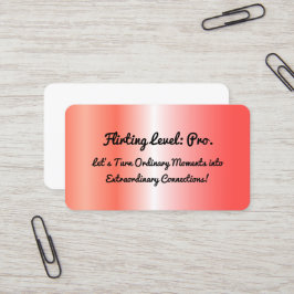 Flirt-Rose-Gold-Visitenkarte Visitenkarte