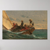 Flirt - Winslow Homer Fine Art Poster (Vorne)