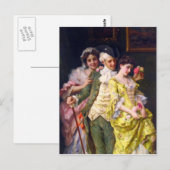 Flirtation Postkarte (Vorne/Hinten)
