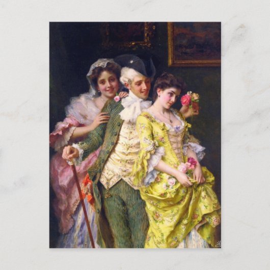 Flirtation Postkarte (Vorderseite)