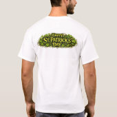 Flirtatious Frohen St. Patrick's Day T-Shirt (Rückseite)