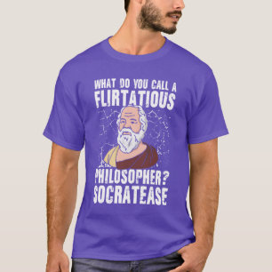 Flirtatious Philosopher Socratease Familie T-Shirt