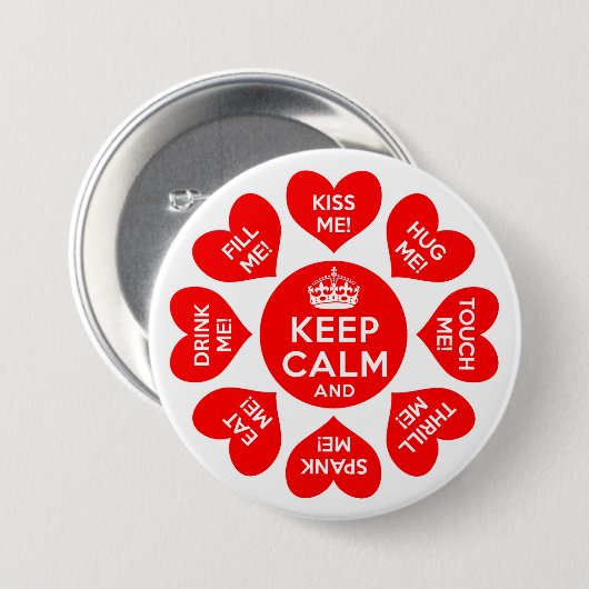 Flirten Button (Vorne & Hinten)