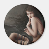 Flirten mit Sonnenuntergang Magnet (Vorne)