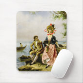 "Flirten Sie Au Bord de la Mer" durch Hippolyte Mousepad (Mit Mouse)