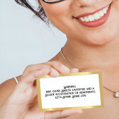 Flirten Visitenkarte