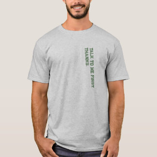 Flirtende Introvertierte sprechen mich zuerst Grün T-Shirt