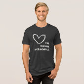 Flirting Introverts Shy Friendly Approachable Tri-Blend Shirt (Vorderseite voll)