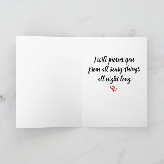 **FLIRTING SCARECROW PASSEN SIE SICH UM SIE ** HAL KARTE (Innenseite)