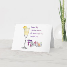 Flirtini Pineapa Mimosa Ein perfektes Wochenende i Karte