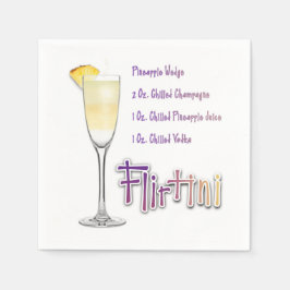 Flirtini Pineapa Mimosa Ein perfektes Wochenende i Serviette