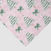 Flirtrosa Weihnachtsbaum-Tissue-Papier Seidenpapier (Detail)