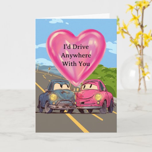 Flirty Anniversary Card Karte (Gelbe Blume)